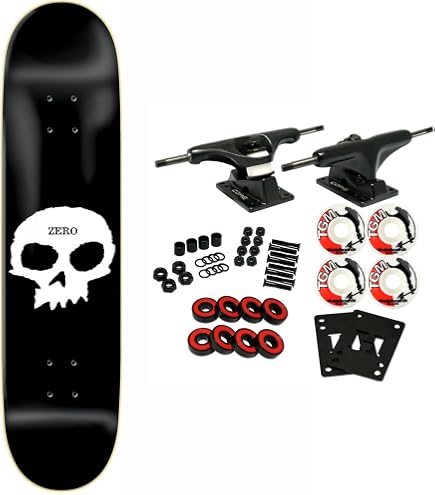 Amazon.com : Zero Skateboard Complete Single Skull 8.75